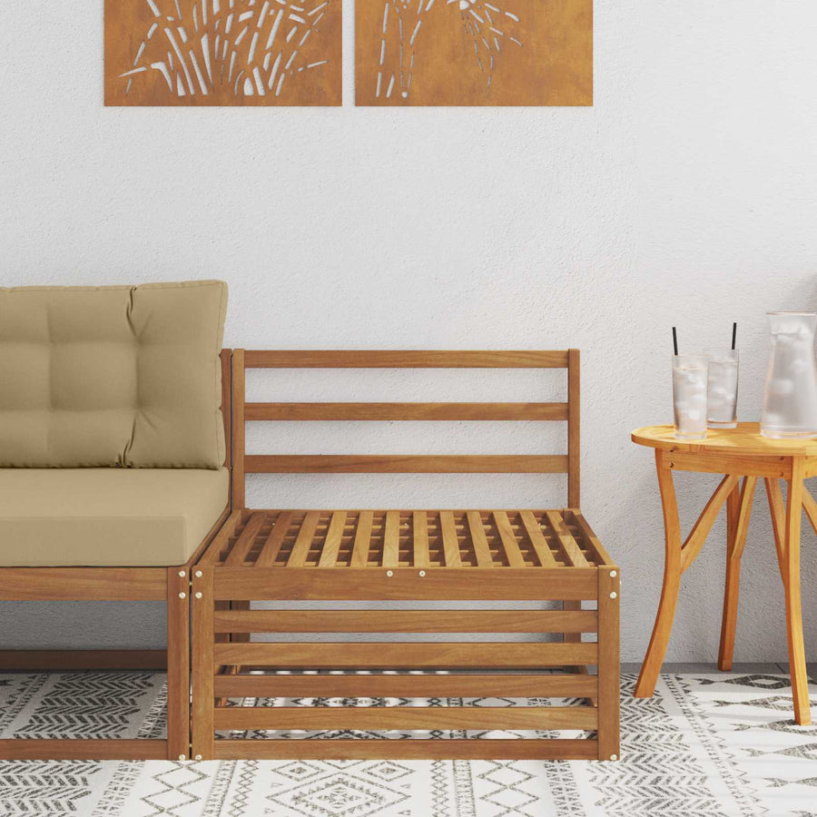 Buiten Midden Sofa Massief Acaciahout Naturel 79 x 83 x 73 cm