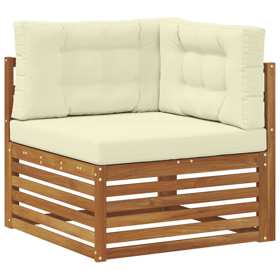 Outdoor Hoekbank Massief Acaciahout Naturel