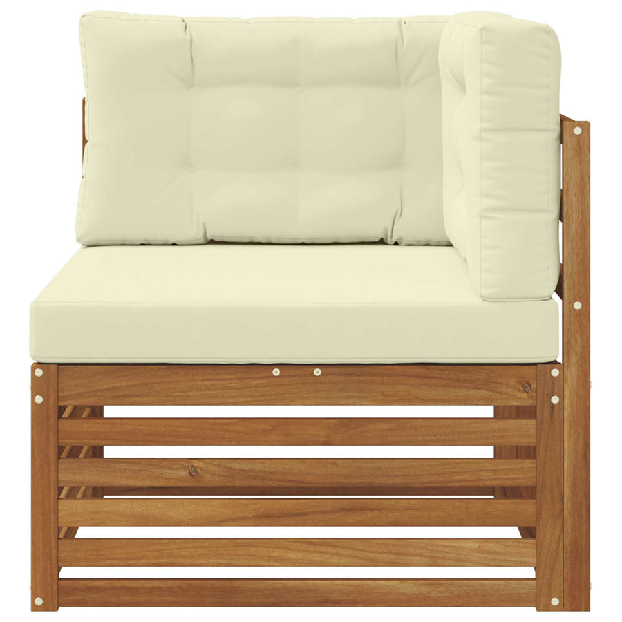 Outdoor Hoekbank Massief Acaciahout Naturel