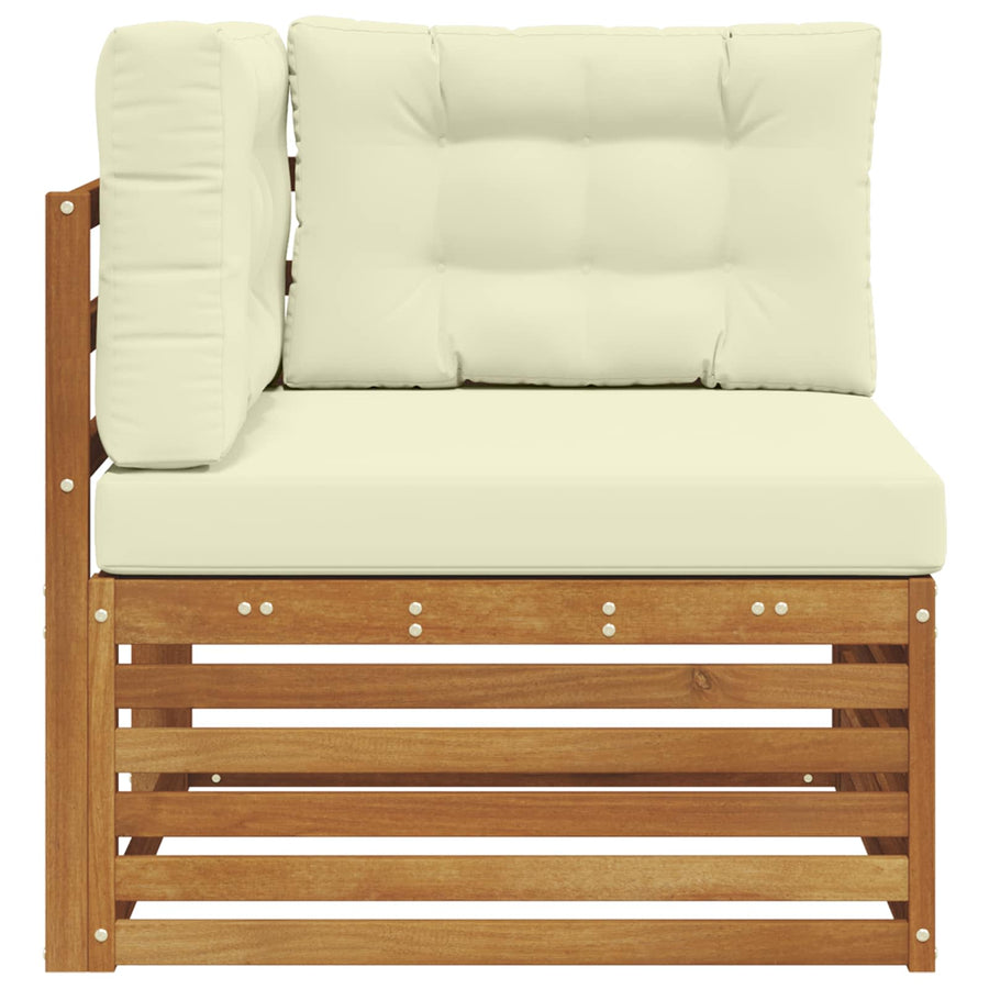 Outdoor Hoekbank Massief Acaciahout Naturel