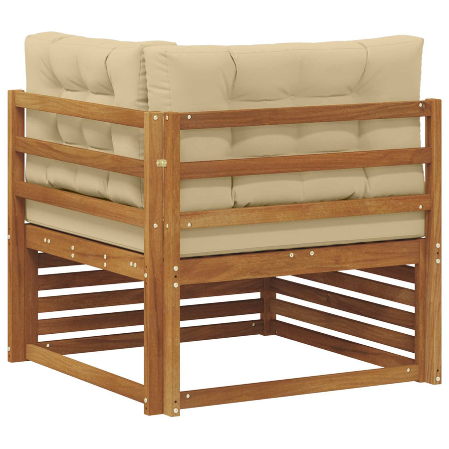 Outdoor Hoekbank Massief Acaciahout Naturel