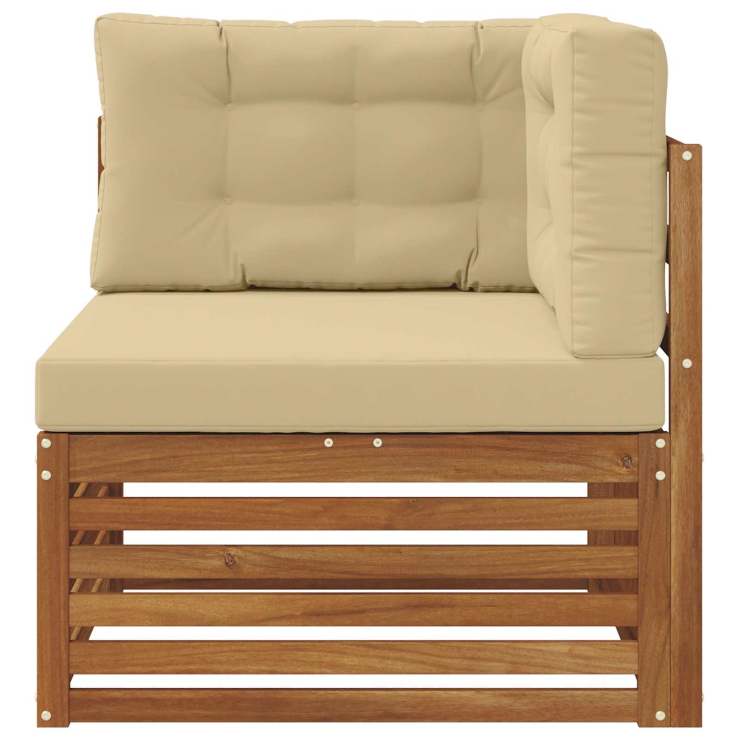 Outdoor Hoekbank Massief Acaciahout Naturel