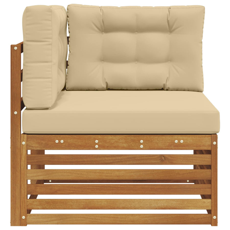 Outdoor Hoekbank Massief Acaciahout Naturel