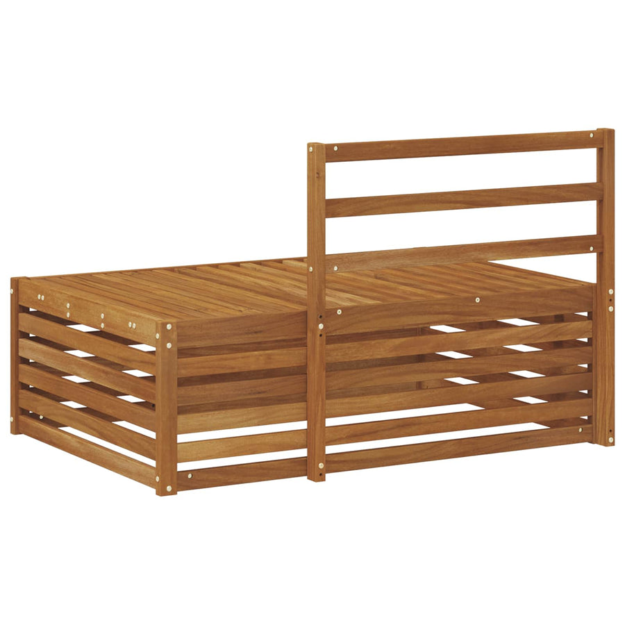 Buiten Eindbank Naturel 115 x 83 x 73 cm Massief Acaciahout