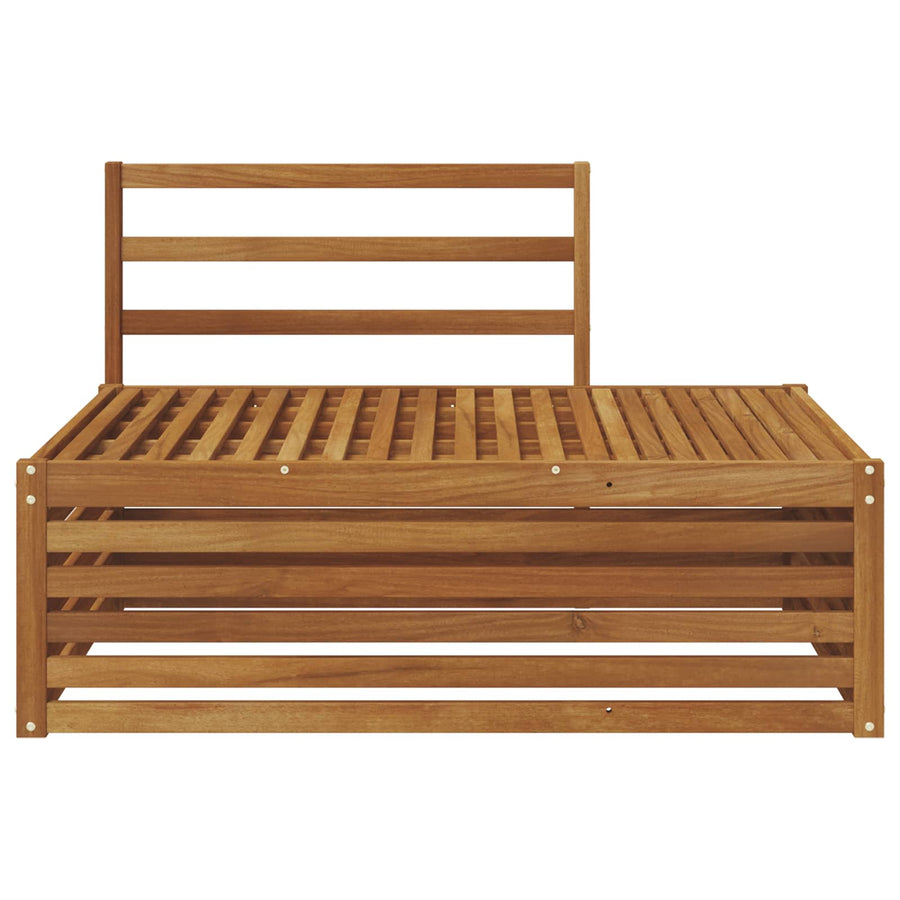 Buiten Eindbank Naturel 115 x 83 x 73 cm Massief Acaciahout