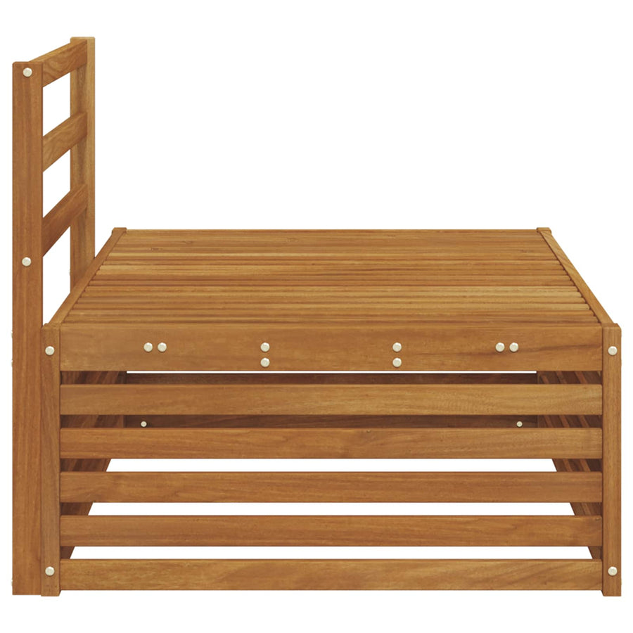 Buiten Eindbank Naturel 115 x 83 x 73 cm Massief Acaciahout