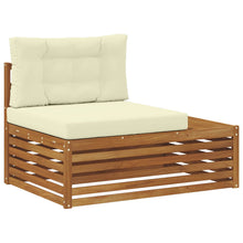 Buiten Eindbank Naturel 115 x 83 x 73 cm Massief Acaciahout