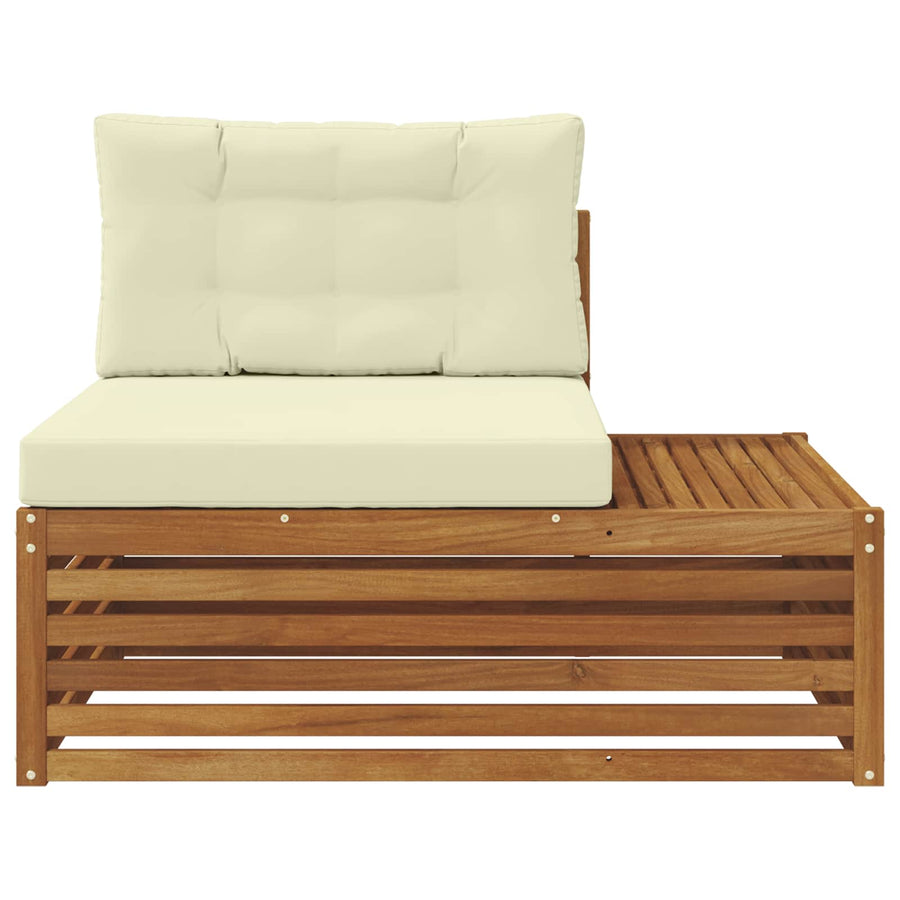 Buiten Eindbank Naturel 115 x 83 x 73 cm Massief Acaciahout