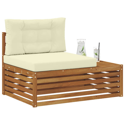 Buiten Eindbank Naturel 115 x 83 x 73 cm Massief Acaciahout