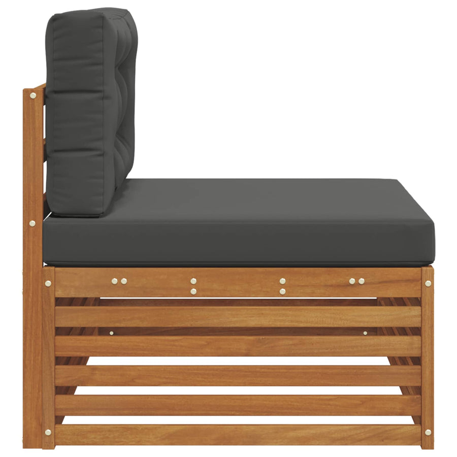 Buiten Eindbank Naturel 115 x 83 x 73 cm Massief Acaciahout
