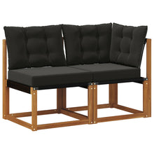 Outdoor Midden- en Hoeksalon met kussen 2 Stuk Naturel