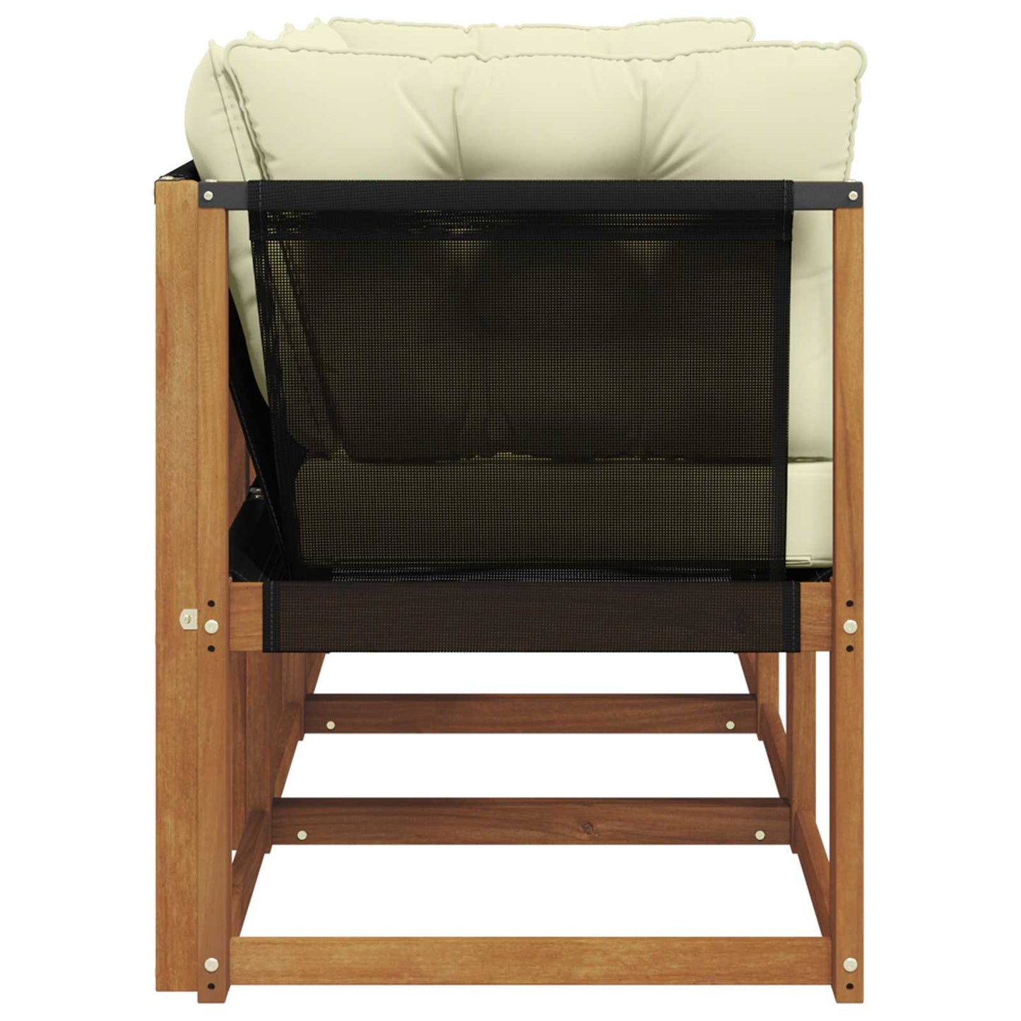 Outdoor Midden- en Hoeksalon met kussen 3 Stuk Naturel