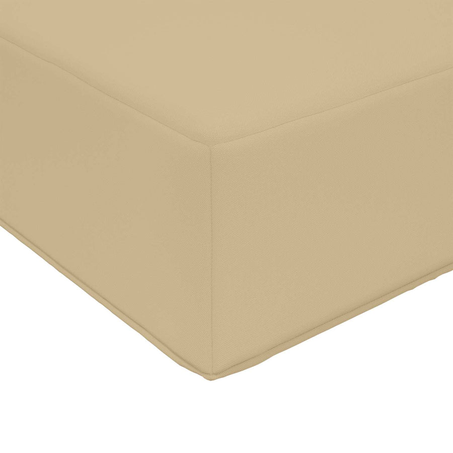 Outdoor Hocker Massief Acaciahout Naturel Natuurlijk en beige