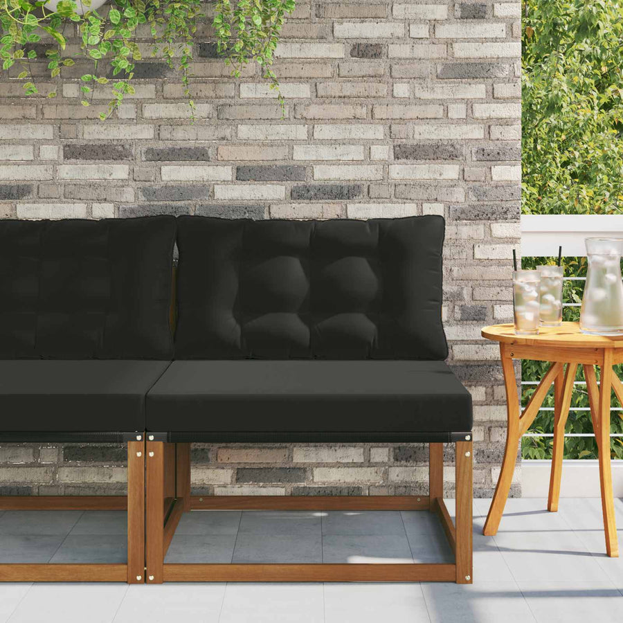 Buiten Midden Sofa Massief Acaciahout Naturel