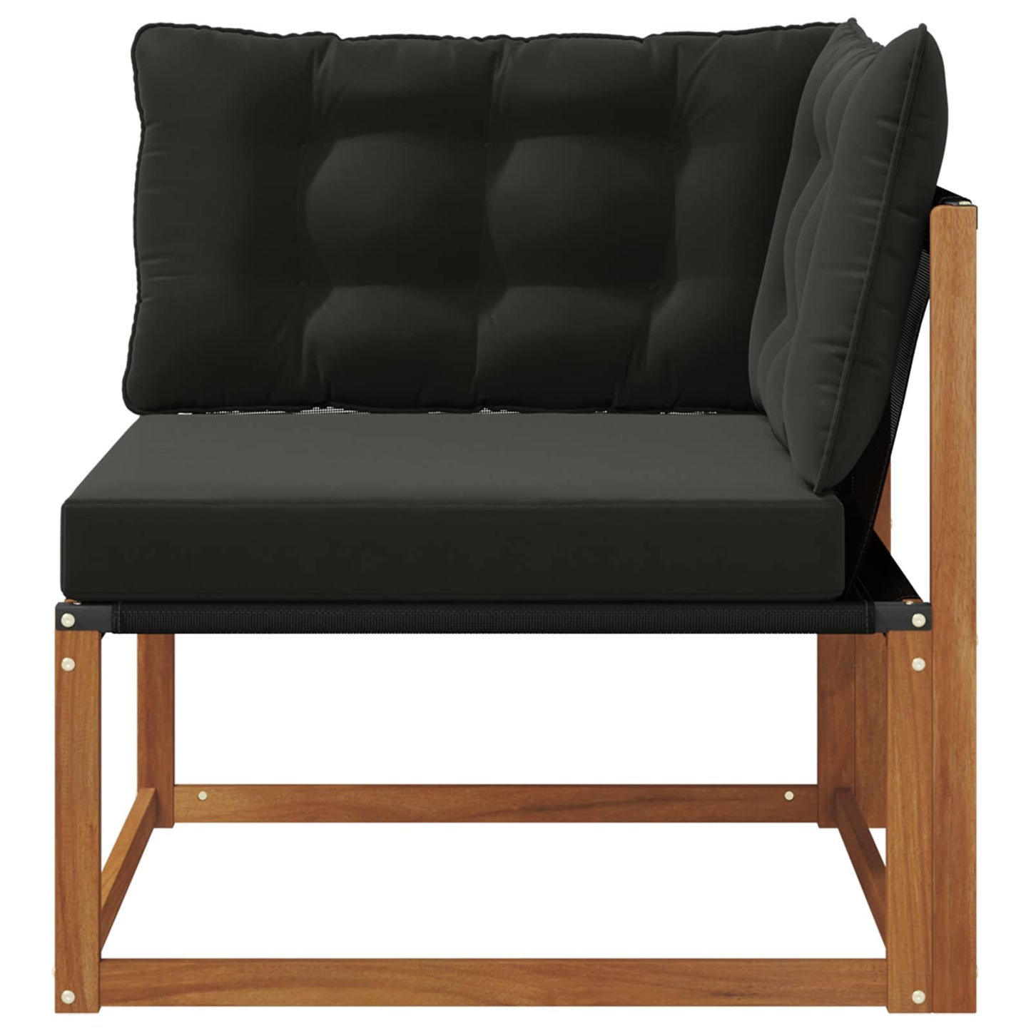 Buiten Hoek Sofa Massief Acaciahout Naturel