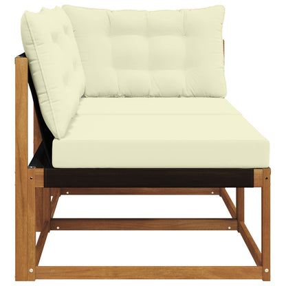 Midden en Hoek Sofa 2 Stuk Naturel Massief Acaciahout