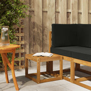 Stoelbank massief acaciahout 43x43x37 cm naturel
