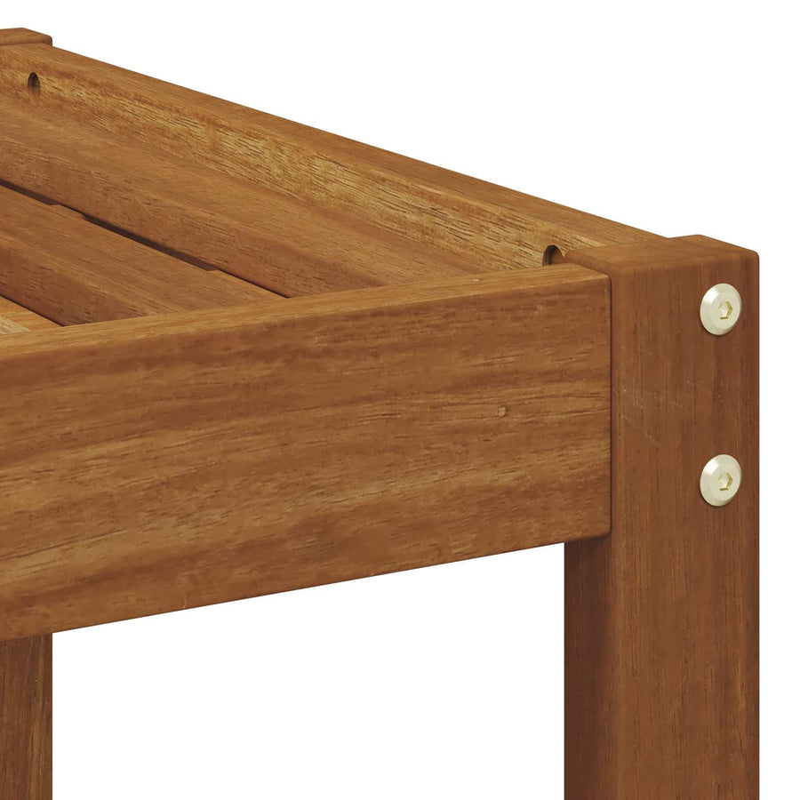 Buitenstoelbank Naturel 79 x 43 x 37 cm Massief Acaciahout