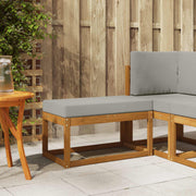 Modulaire tuinbank massief acaciahout naturel