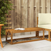 Buitenstoolbank 115x43x37 cm massief acaciahout