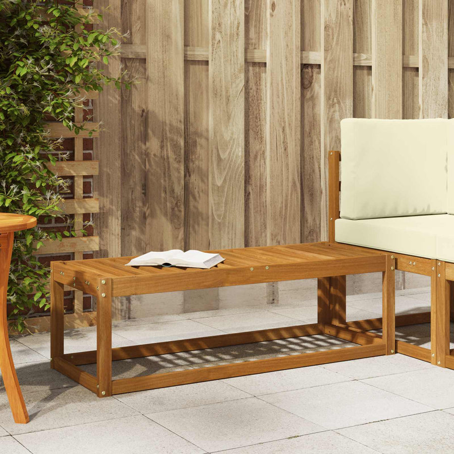 Buitenstoolbank Naturel 115 x 43 x 37 cm Massief Acaciahout