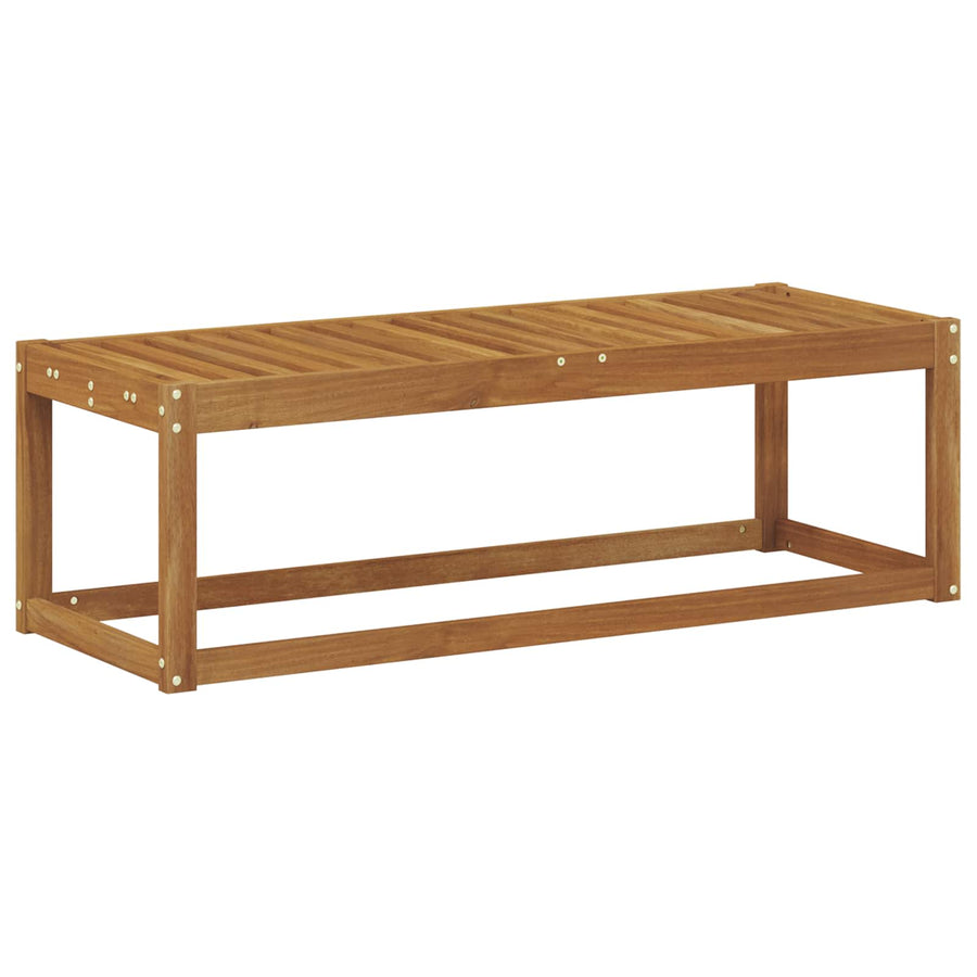 Buitenstoolbank Naturel 115 x 43 x 37 cm Massief Acaciahout