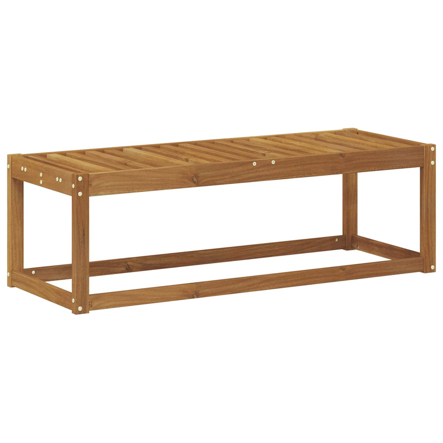 Buitenstoolbank Naturel 115 x 43 x 37 cm Massief Acaciahout