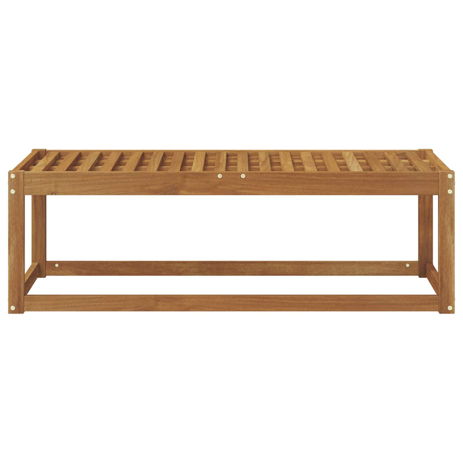 Buitenstoolbank Naturel 115 x 43 x 37 cm Massief Acaciahout