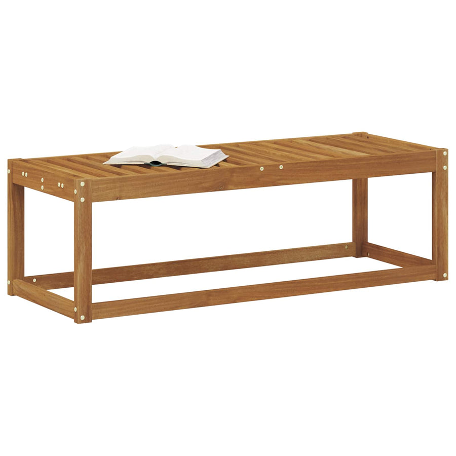 Buitenstoolbank Naturel 115 x 43 x 37 cm Massief Acaciahout
