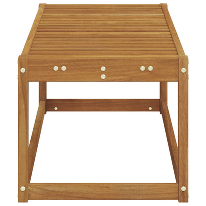 Buitenstoolbank Naturel 115 x 43 x 37 cm Massief Acaciahout