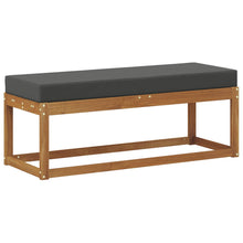 Buiten Krukbank Natuurlijk en Antraciet 115 x 43 x 45 cm