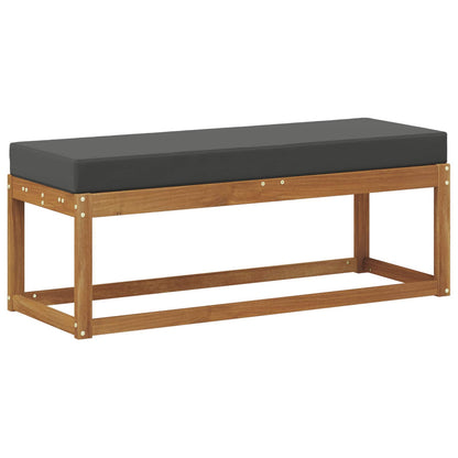Buiten Krukbank Natuurlijk en Antraciet 115 x 43 x 45 cm