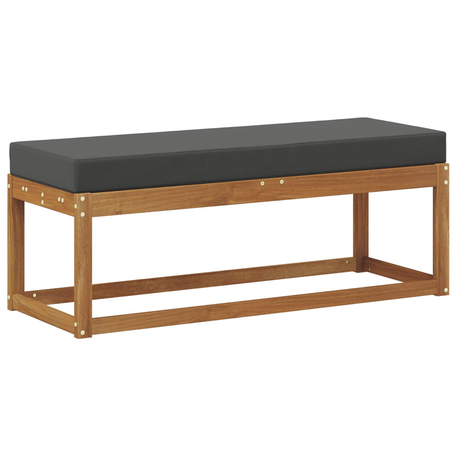 Buiten Krukbank Natuurlijk en Antraciet 115 x 43 x 45 cm