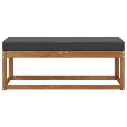 Buiten Krukbank Natuurlijk en Antraciet 115 x 43 x 45 cm