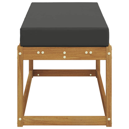 Buiten Krukbank Natuurlijk en Antraciet 115 x 43 x 45 cm