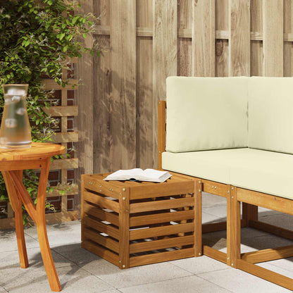 Buitenstoolbank Naturel 43 x 43 x 37 cm Massief Acaciahout