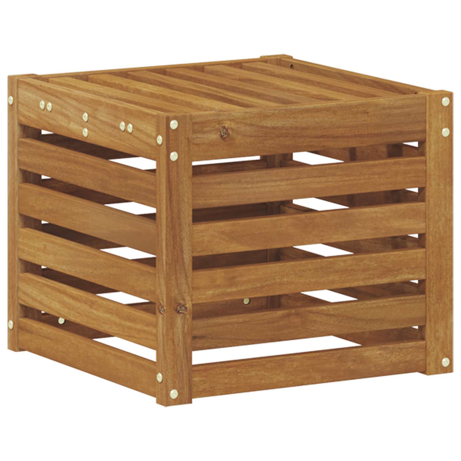 Buitenstoolbank Naturel 43 x 43 x 37 cm Massief Acaciahout