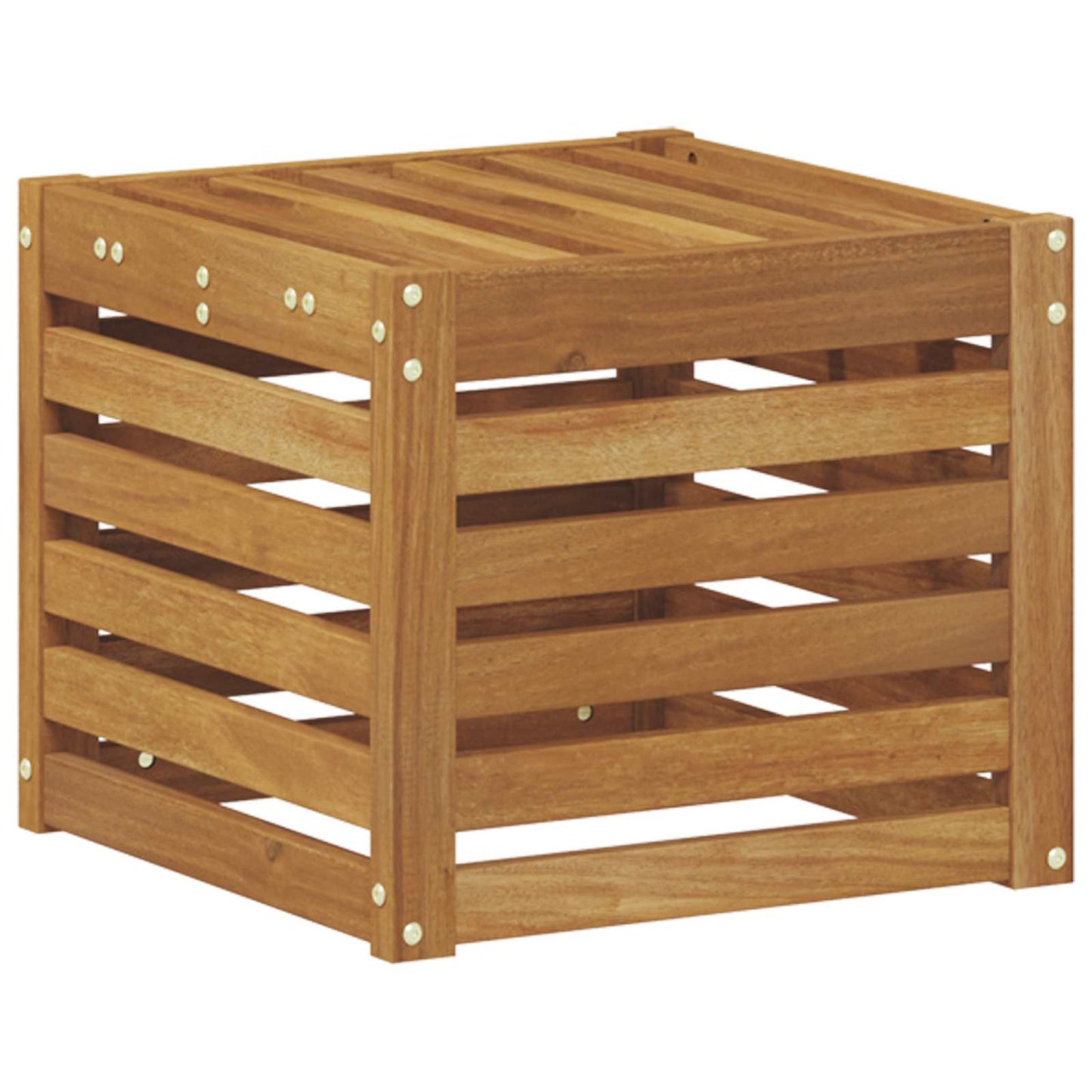 Buitenstoolbank Naturel 43 x 43 x 37 cm Massief Acaciahout