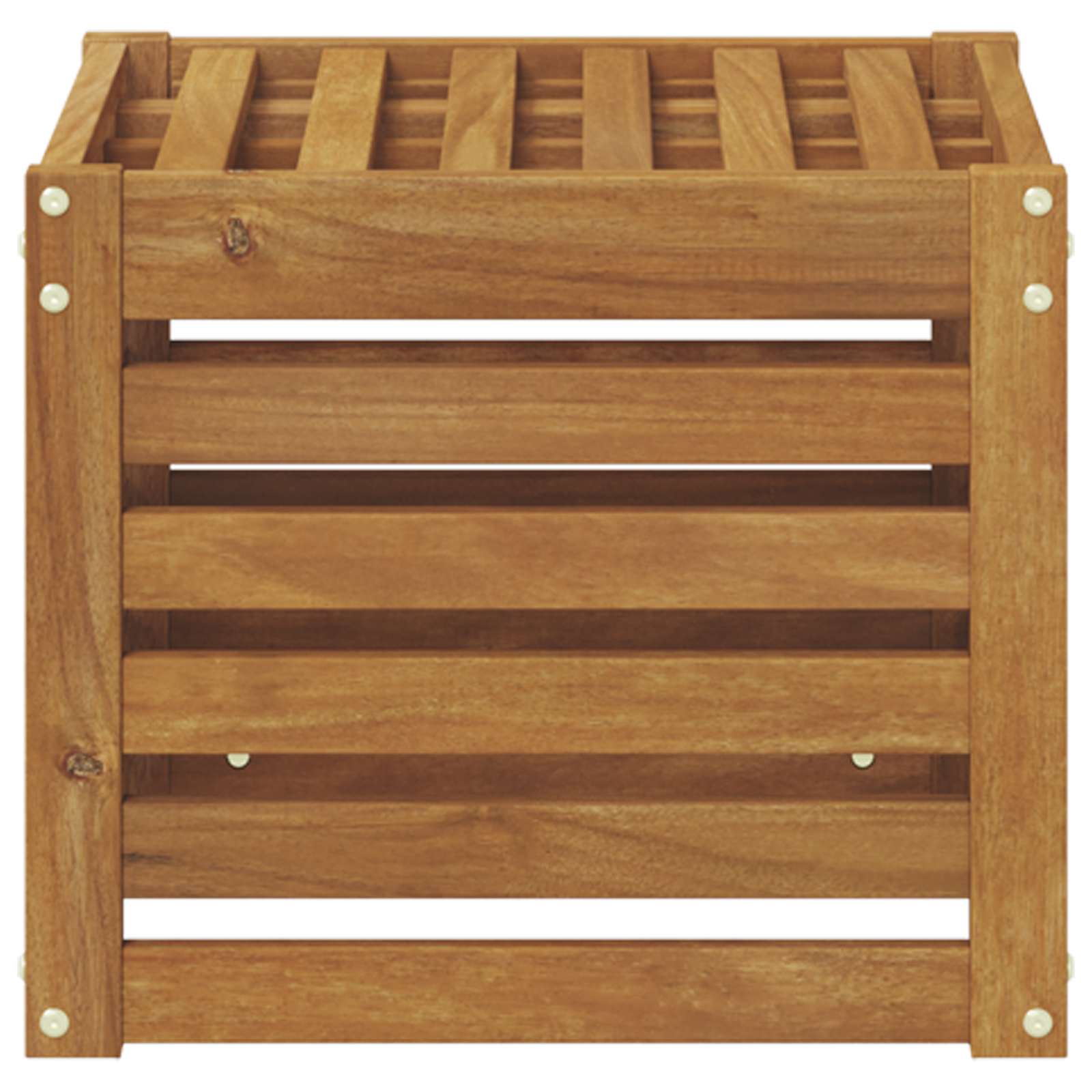 Buitenstoolbank Naturel 43 x 43 x 37 cm Massief Acaciahout