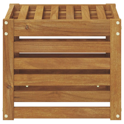 Buitenstoolbank Naturel 43 x 43 x 37 cm Massief Acaciahout