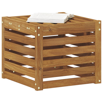 Buitenstoolbank Naturel 43 x 43 x 37 cm Massief Acaciahout