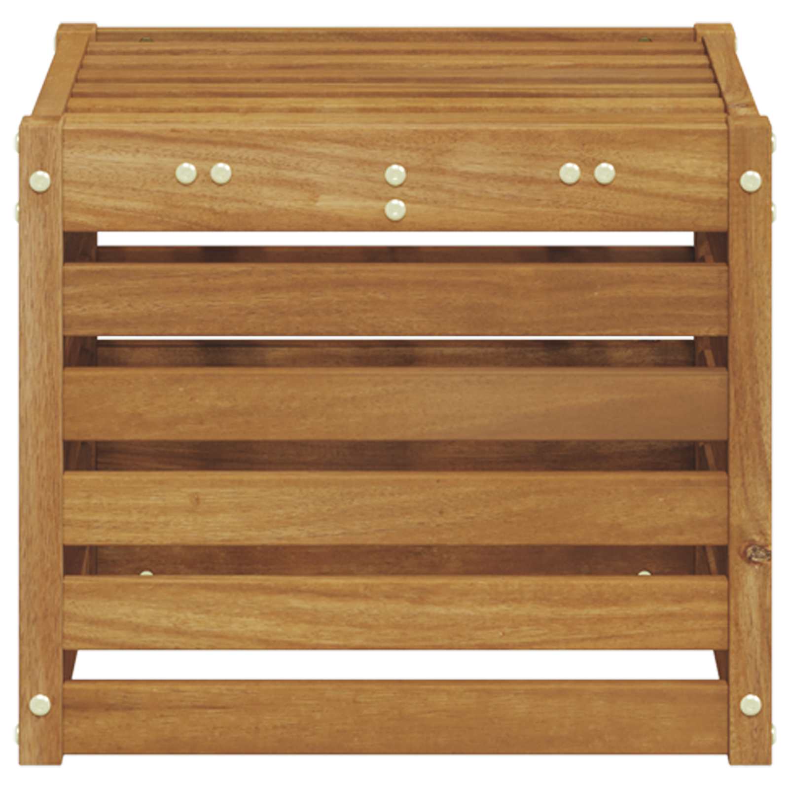 Buitenstoolbank Naturel 43 x 43 x 37 cm Massief Acaciahout