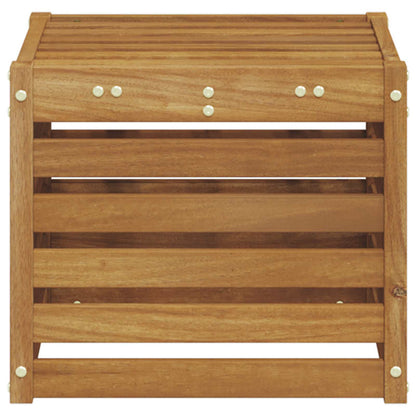Buitenstoolbank Naturel 43 x 43 x 37 cm Massief Acaciahout