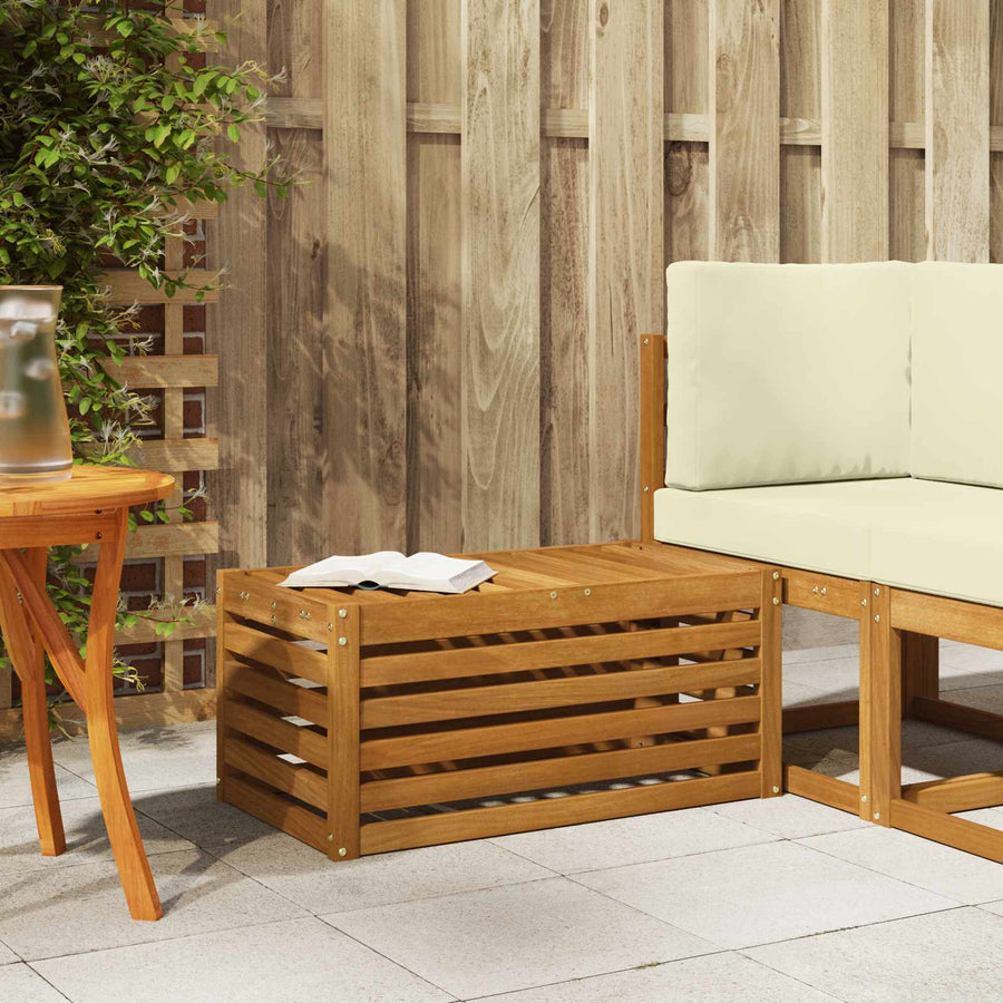Buitenstoolbank Naturel 79 x 43 x 37 cm Massief Acaciahout
