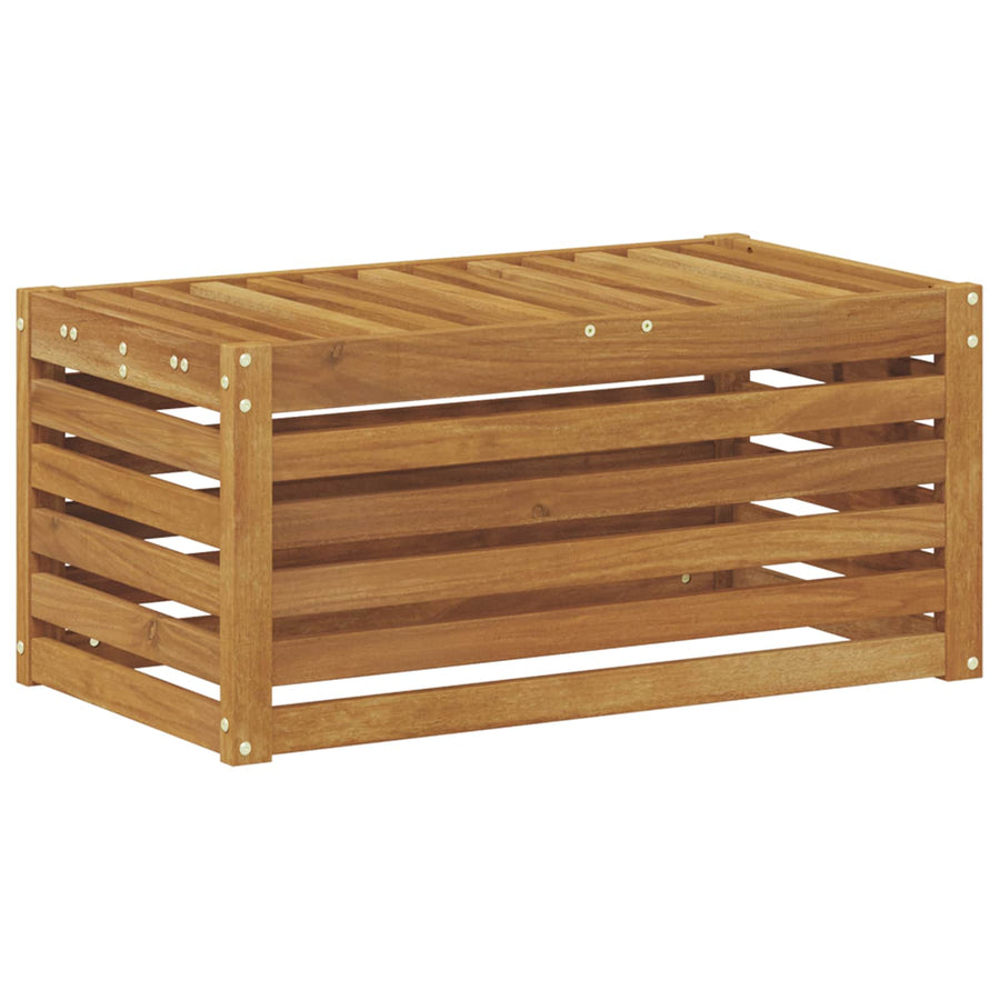 Buitenstoolbank Naturel 79 x 43 x 37 cm Massief Acaciahout