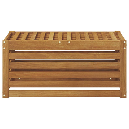 Buitenstoolbank Naturel 79 x 43 x 37 cm Massief Acaciahout