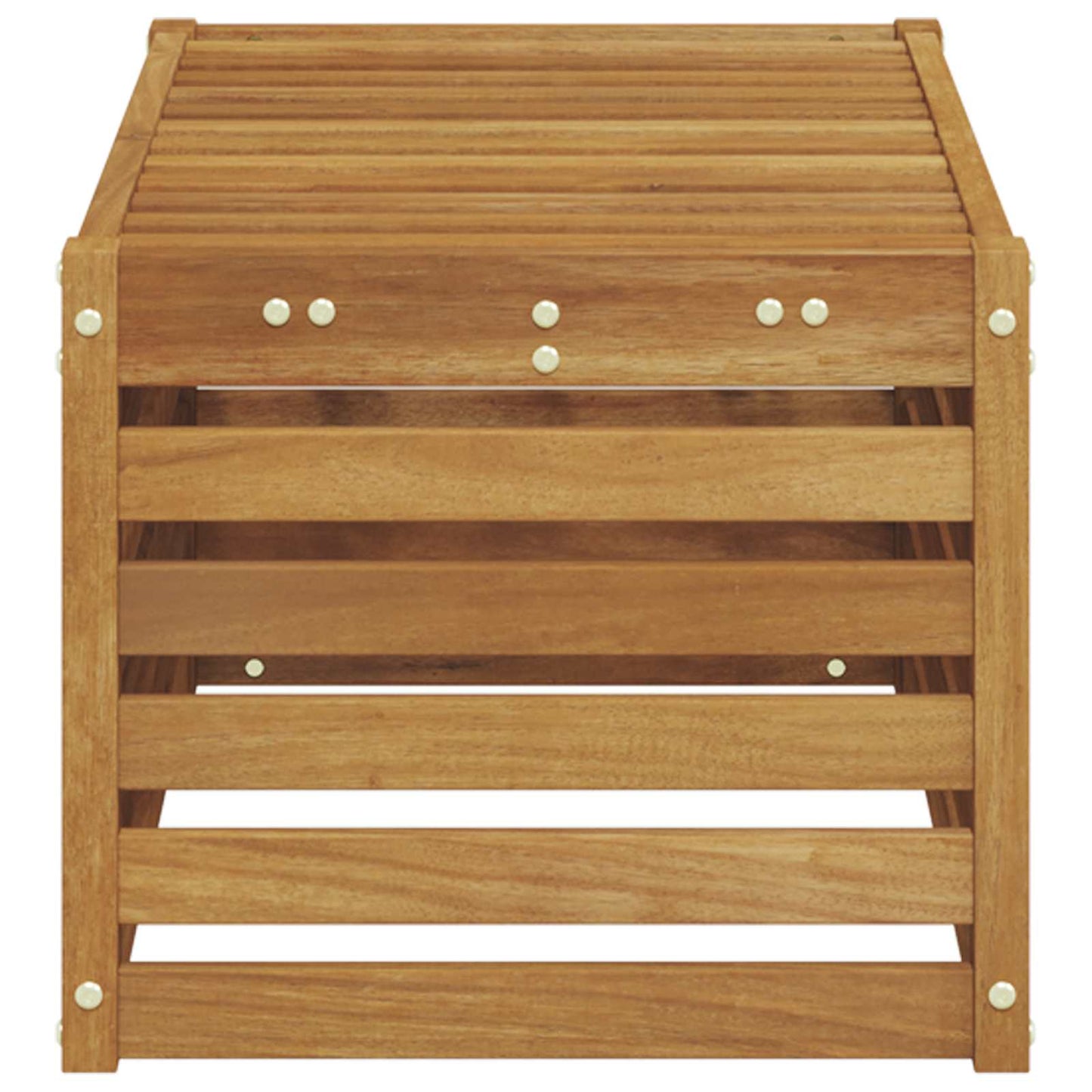 Buitenstoolbank Naturel 79 x 43 x 37 cm Massief Acaciahout