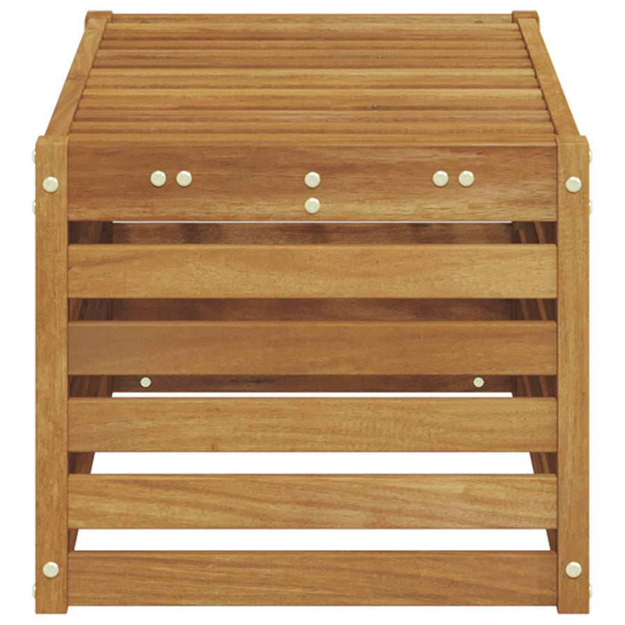 Buitenstoolbank Naturel 79 x 43 x 37 cm Massief Acaciahout