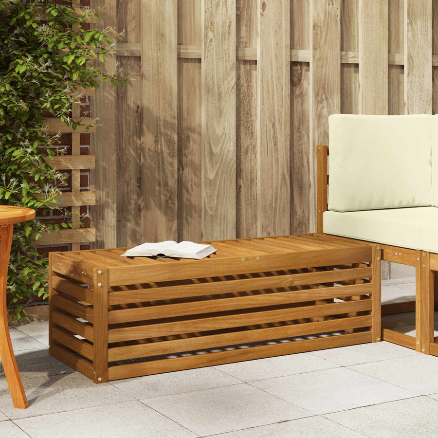 Buitenstoolbank Naturel 115 x 43 x 37 cm Massief Acaciahout