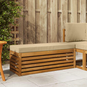 Modulaire tuinbank massief acaciahout naturel